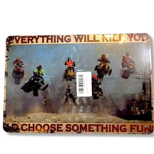 Snow Racing Tin Sign